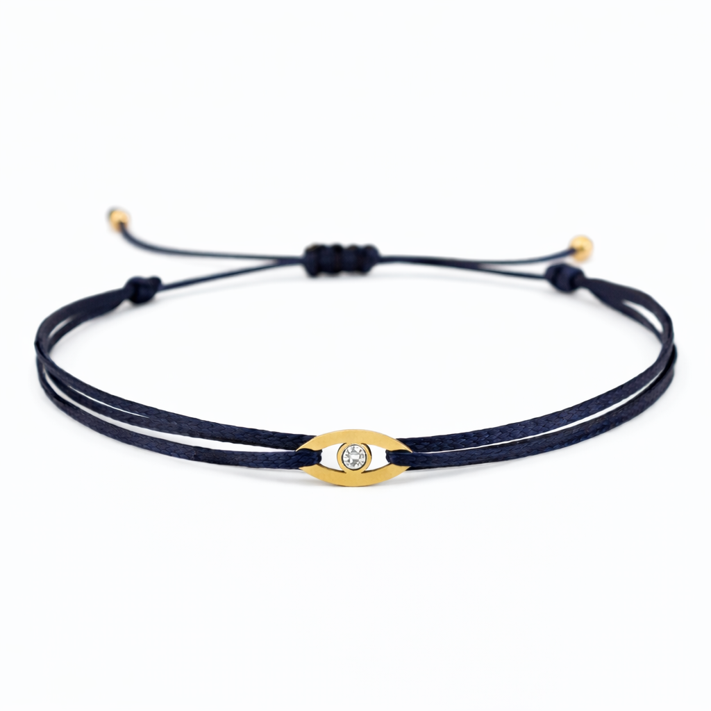 Evil eye diamond bracelet