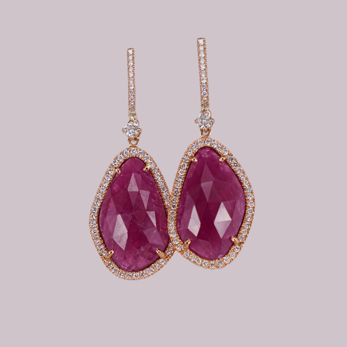 Stella ruby earrings