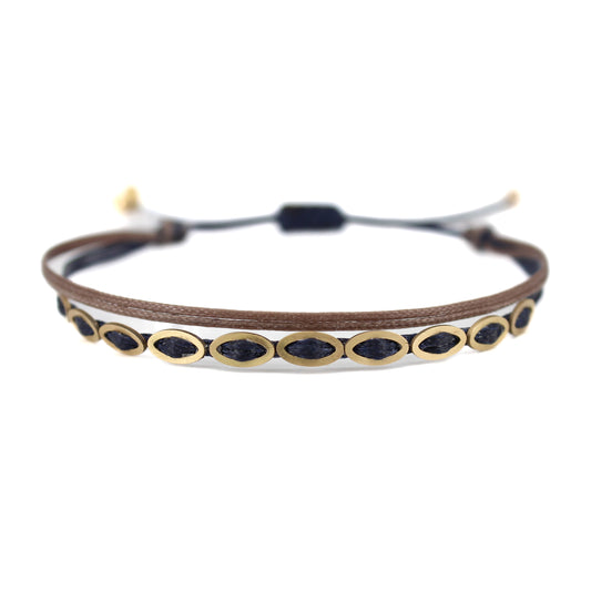 Marquise line bracelet